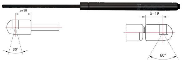 METZGER Gasfeder, Koffer-/Laderaum